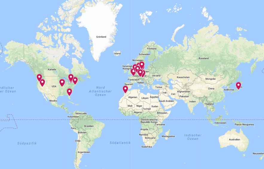 literarische Weltkarte