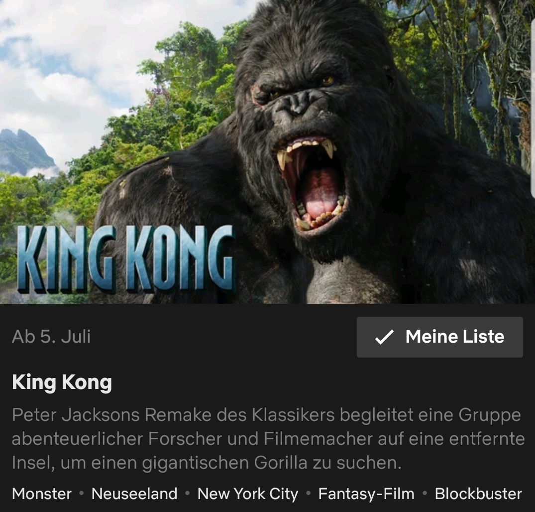 King Kong Remake