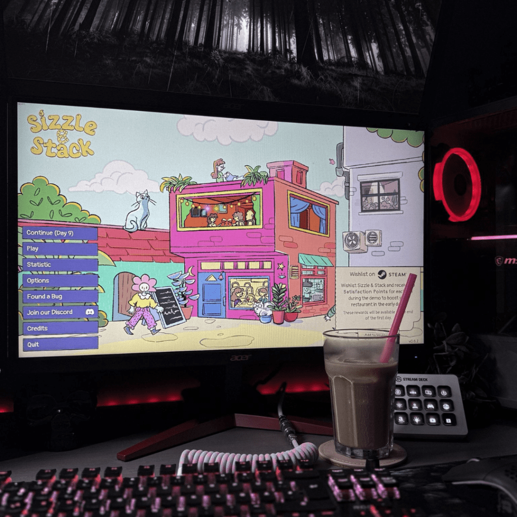 Spielerezension zu Sizzle & Stack, dem Restaurant-Manager mit Karten auf Steam